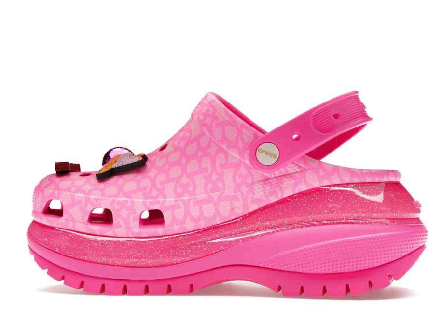 Sabots Crocs Classic Mega Crush Barbie Le Film Rose Électrique