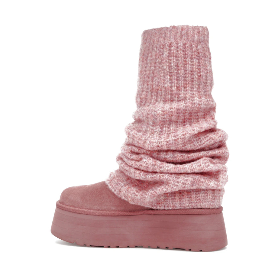 Bottes guêtres UGG Classic Mini Dipper Rose Aube (Femme)
