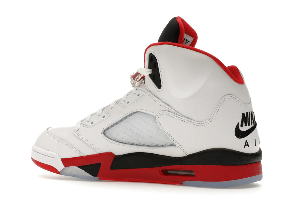 Jordan 5 Retro Fire Red Black Tongue (2025)