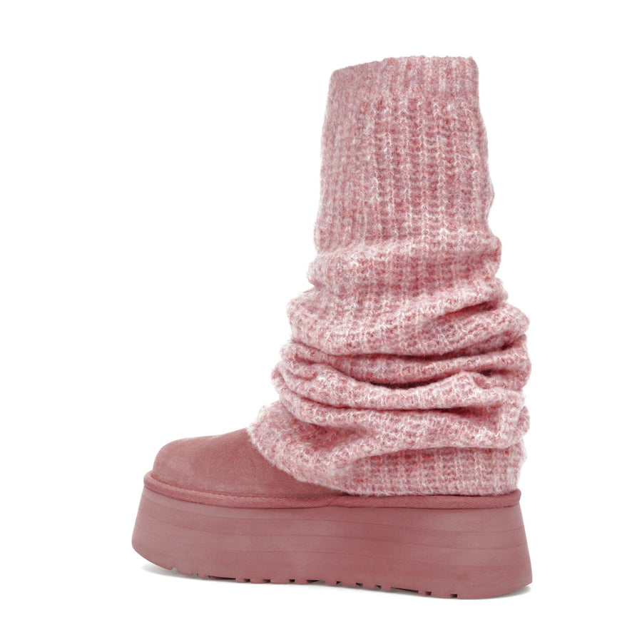 Bottes guêtres UGG Classic Mini Dipper Rose Aube (Femme)
