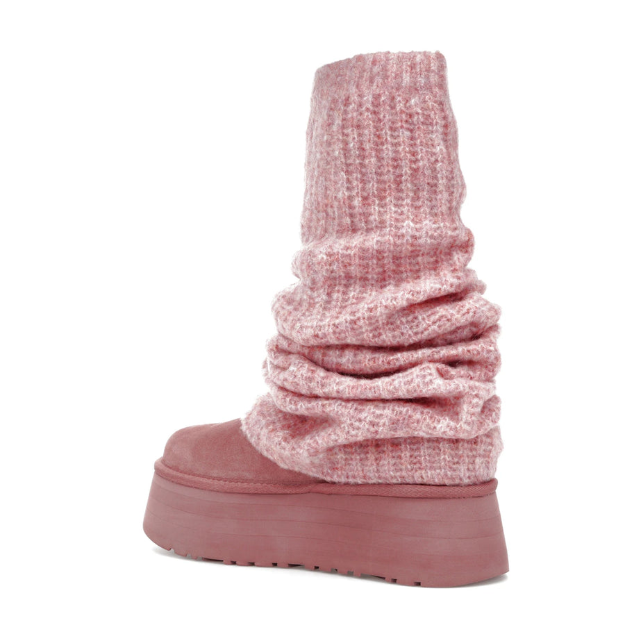 Bottes guêtres UGG Classic Mini Dipper Rose Aube (Femme)