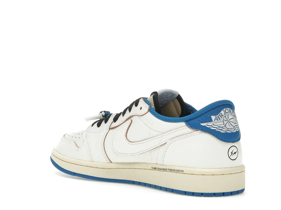 Jordan 1 Retro Low OG SP Fragment x Travis Scott Sail Military Blue