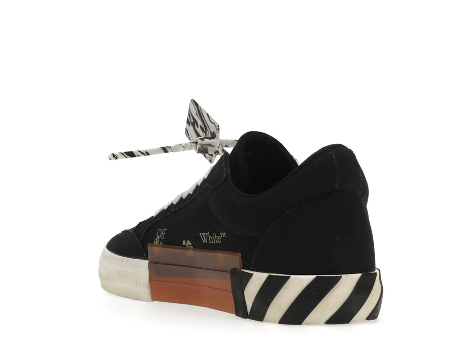 OFF-WHITE Vulc Low Noir Clair Flèche Bleu