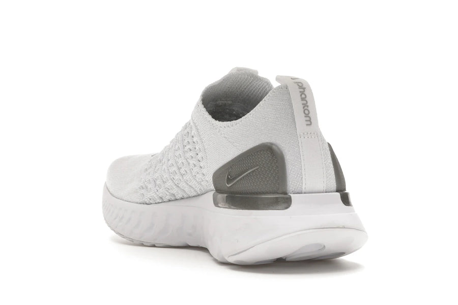 Nike React Phantom Run Flyknit 2 Blanc Platine Pur (Femme)