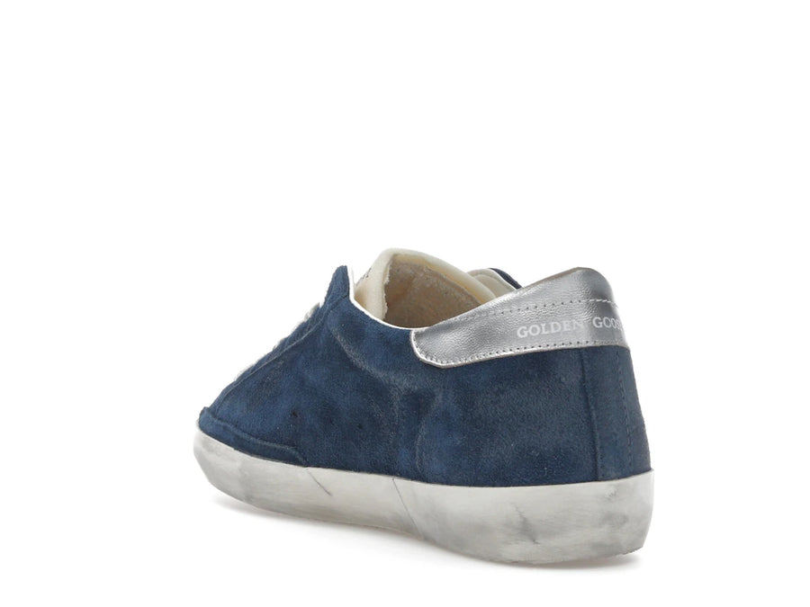 Golden Goose Super-Star Aviator Blue Cream Silver