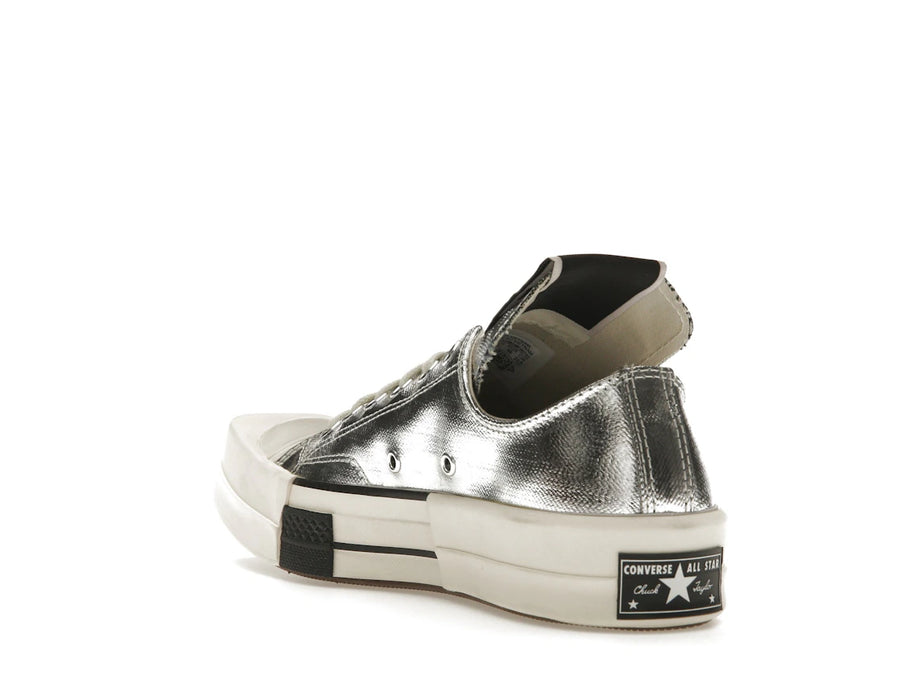 Converse TURBODRK Chuck Taylor All Star 70 Ox Rick Owens DRKSHDW Argent Blanc