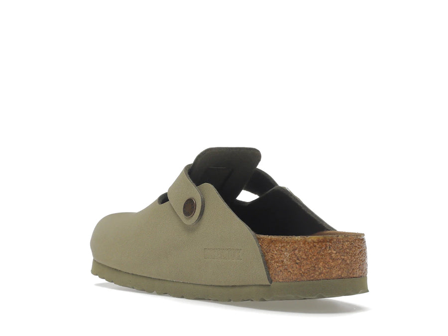 Birkenstock Boston Vegan Birkibuc Khaki