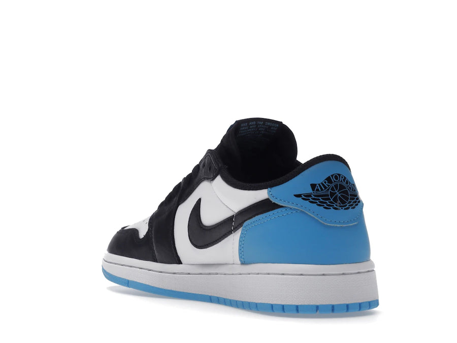 Jordan 1 Retro Low OG Noir Bleu Poudre Foncé (Femme)