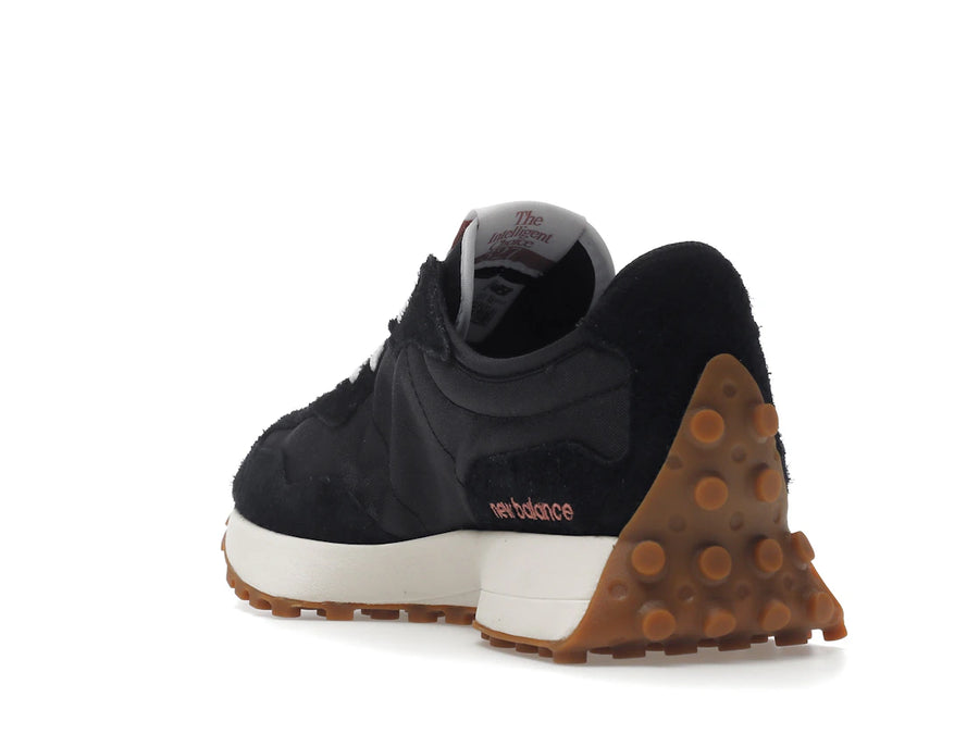 New Balance 327 Noir Blanc Gomme (Femme)