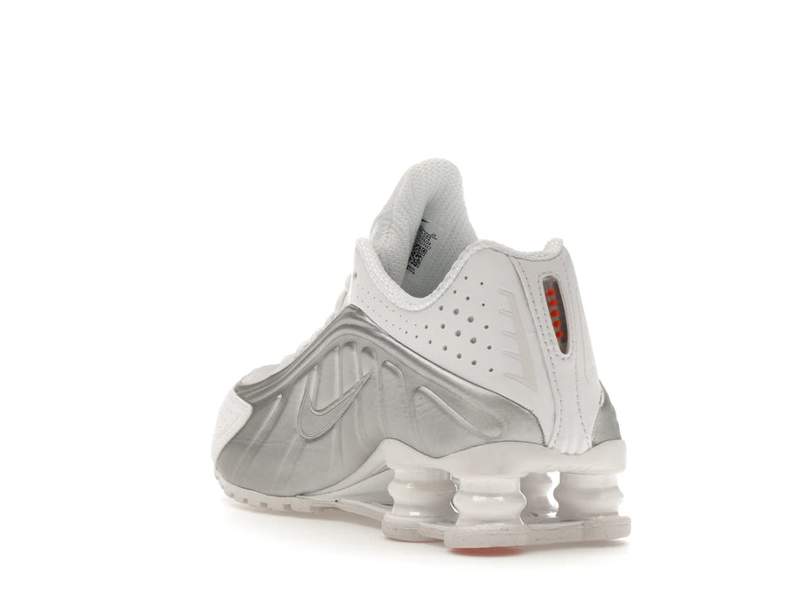 Nike Shox R4 White Metallic Silver (Women's)
