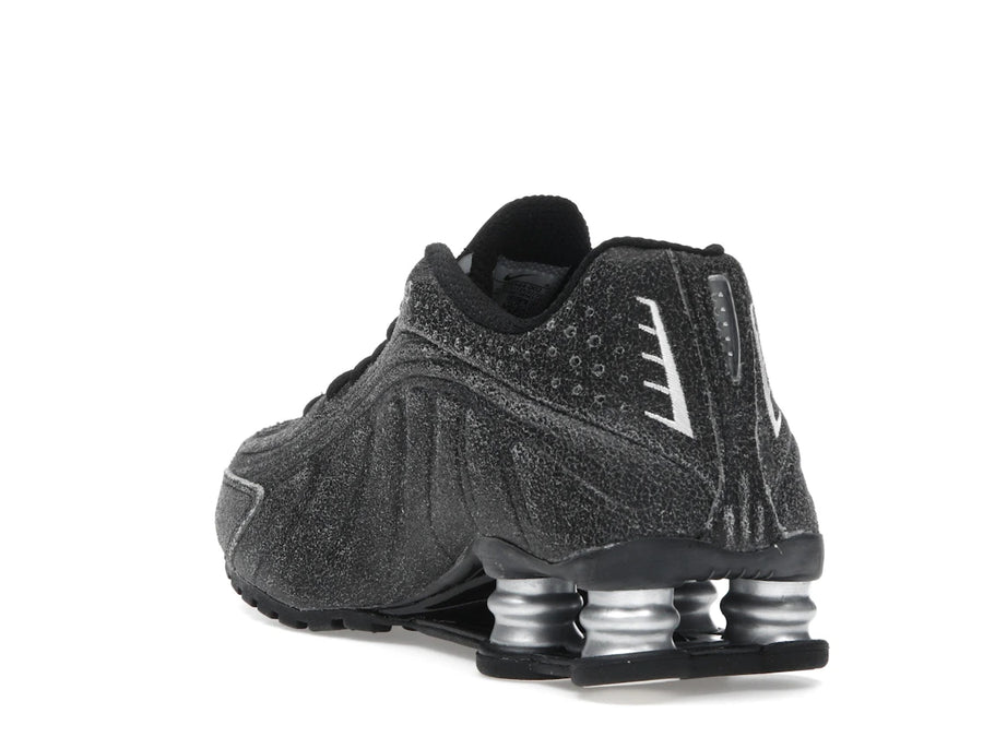 Nike Shox R4 Cuir vieilli noir