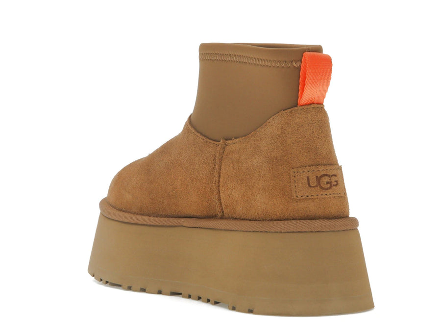 Bottes UGG Classic Mini Dipper couleur châtaigne (Femme)