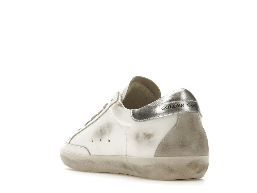 Golden Goose Super-Star Blanc Argent (Femme)