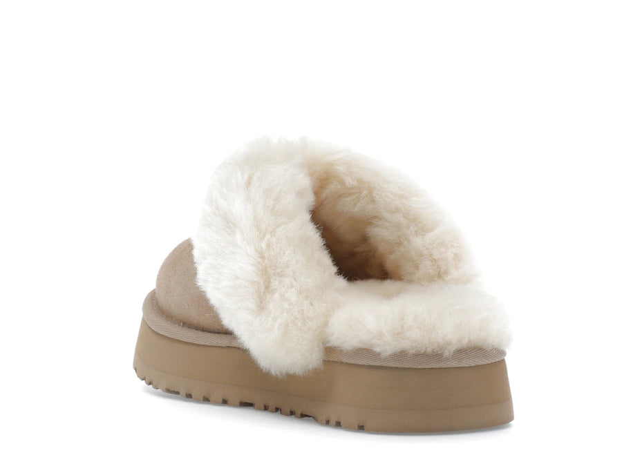 Pantoufles UGG Discette couleur sable (Femme)