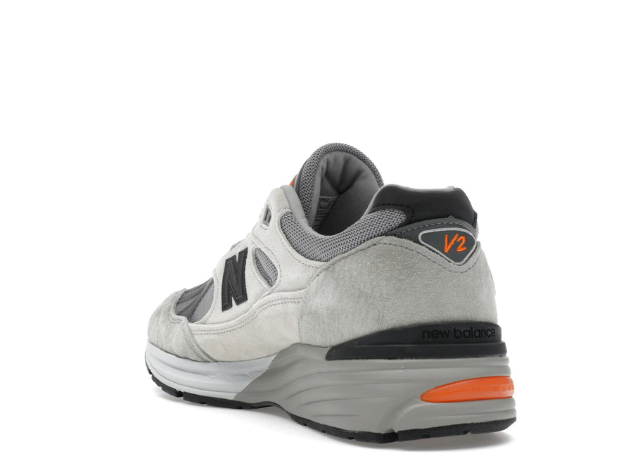 New Balance 991v2 MiUK Gris pélican Orange