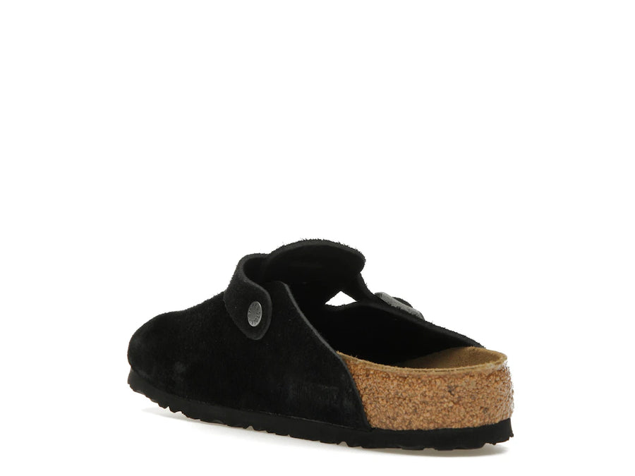 Birkenstock Boston en daim noir