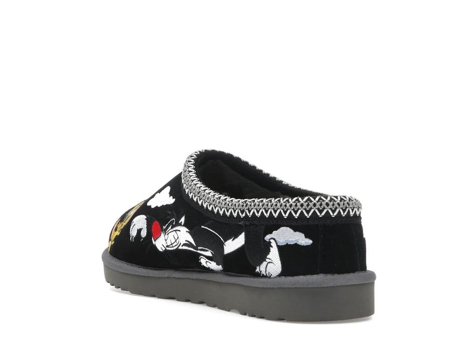 Pantoufles UGG Tasman Palace x Looney Tunes noires