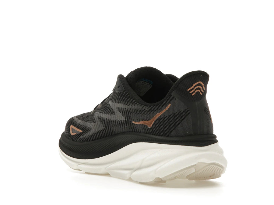 Hoka One One Clifton 9 Noir Or Rose (Femme)