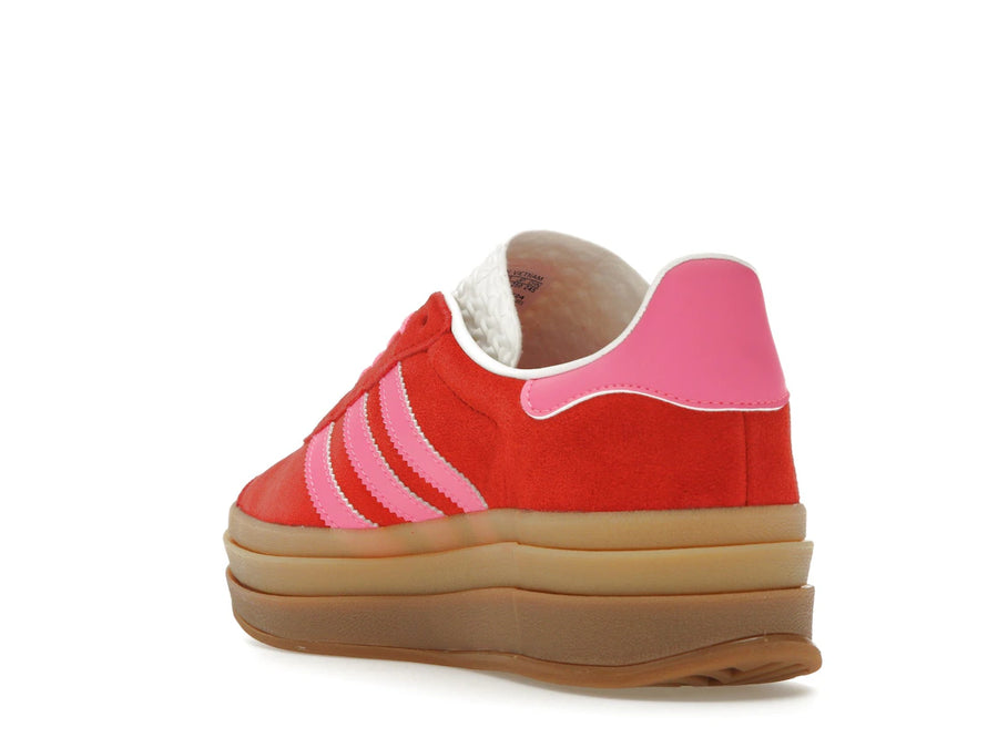 adidas Gazelle Bold Collegiate Rouge Lucide Rose (Femme)