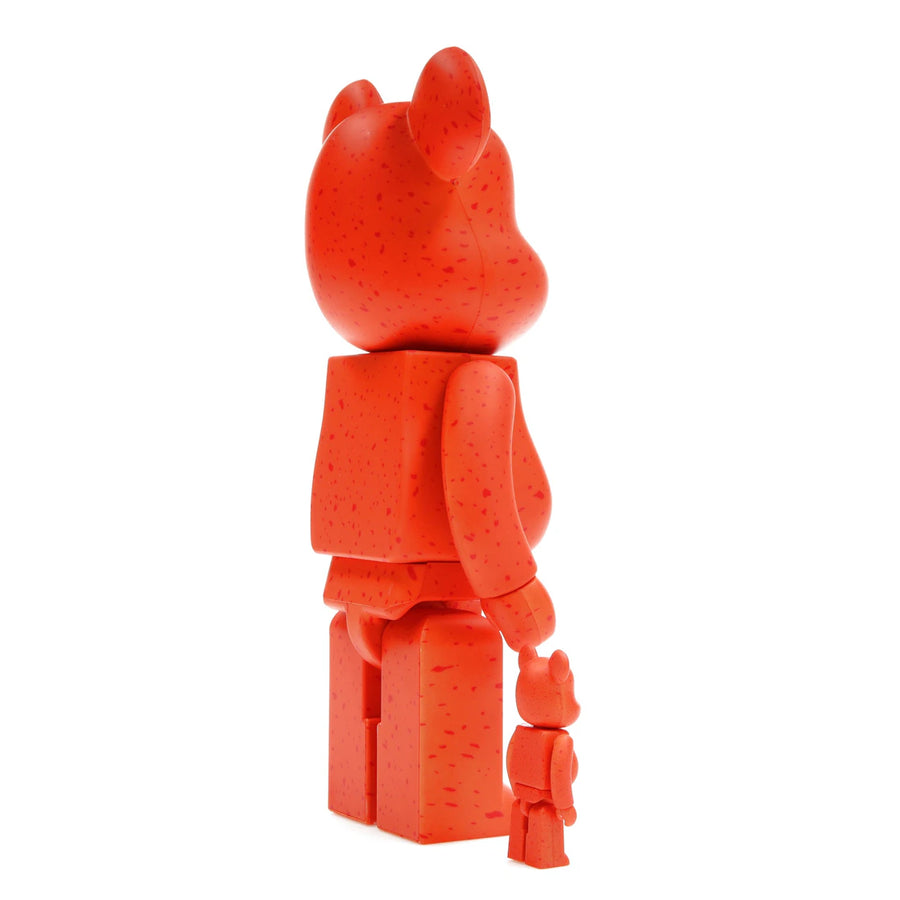 Ensemble Bearbrick x Concepts Homard Orange 100 % et 400 %