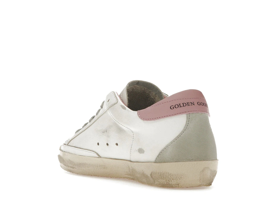 Golden Goose Super-Star Blanc Rose Clair (Femme)