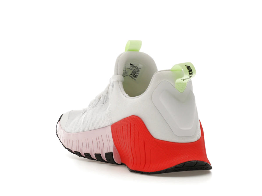 Nike Free Metcon 6 Blanc Volt Clair Rose Cramoisi Mousse (Femme)
