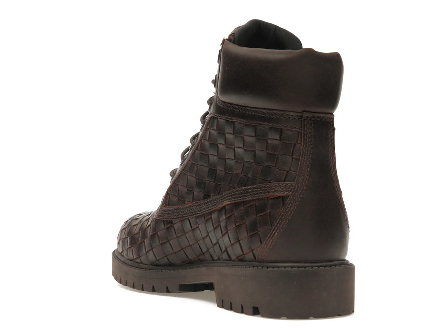 Bottes Timberland Premium 6" tissées marron foncé