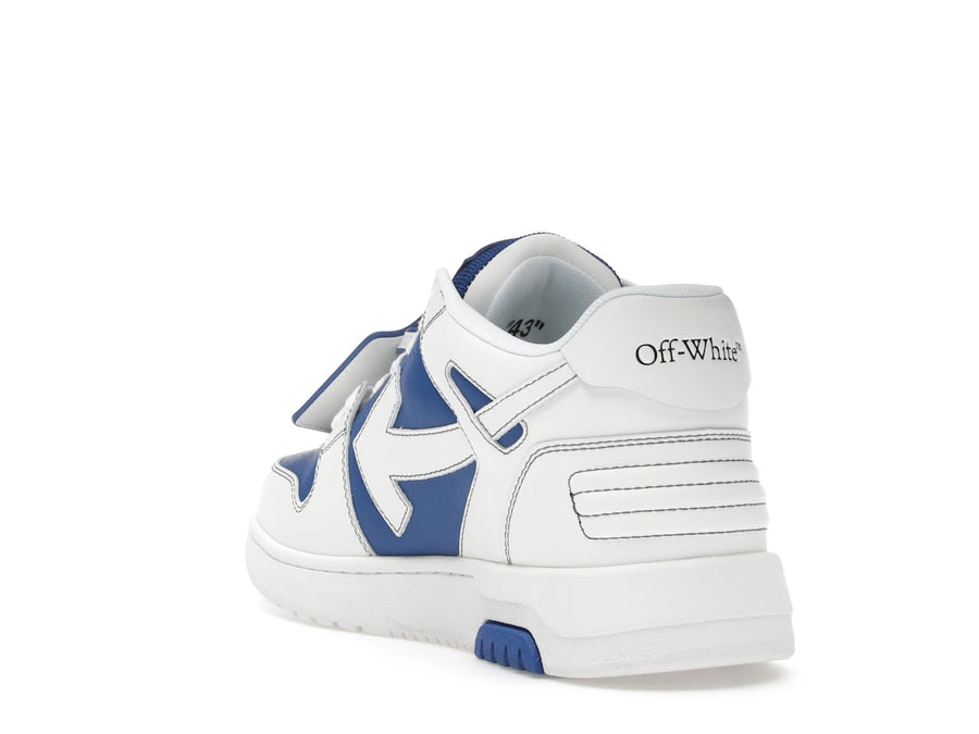 OFF-WHITE Out Of Office OOO Low Tops White Dark Blue