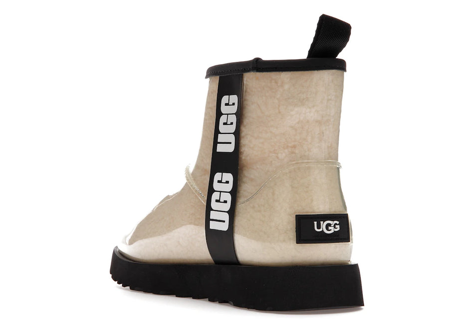 Bottes UGG Classic Clear Mini Naturel Noir (Femme)