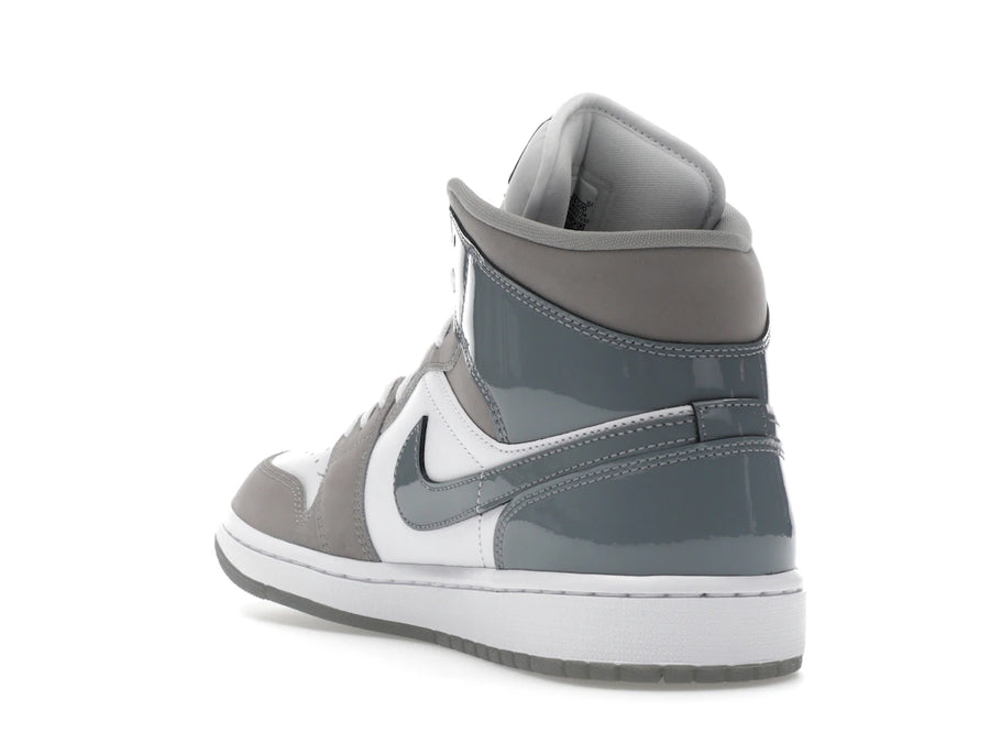 Jordan 1 Mid SE Blanc Gris moyen Gris froid