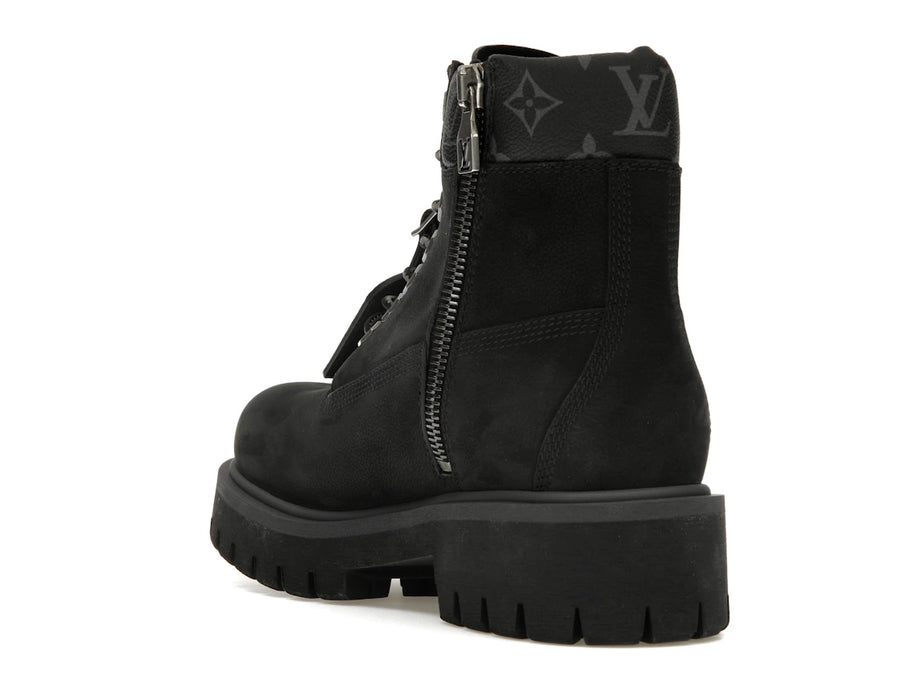 Bottines Louis Vuitton Timberland 6" noires