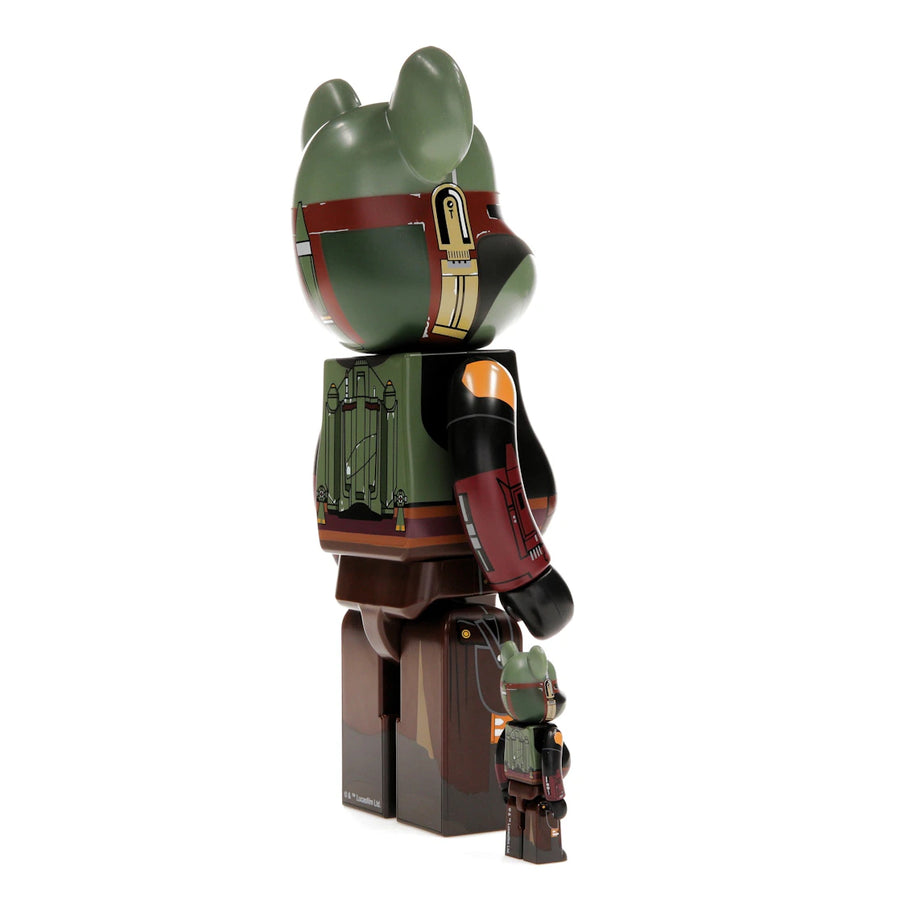 Bearbrick x Star Wars Boba Fett (Armure récupérée) - Set 100 % et 400 %