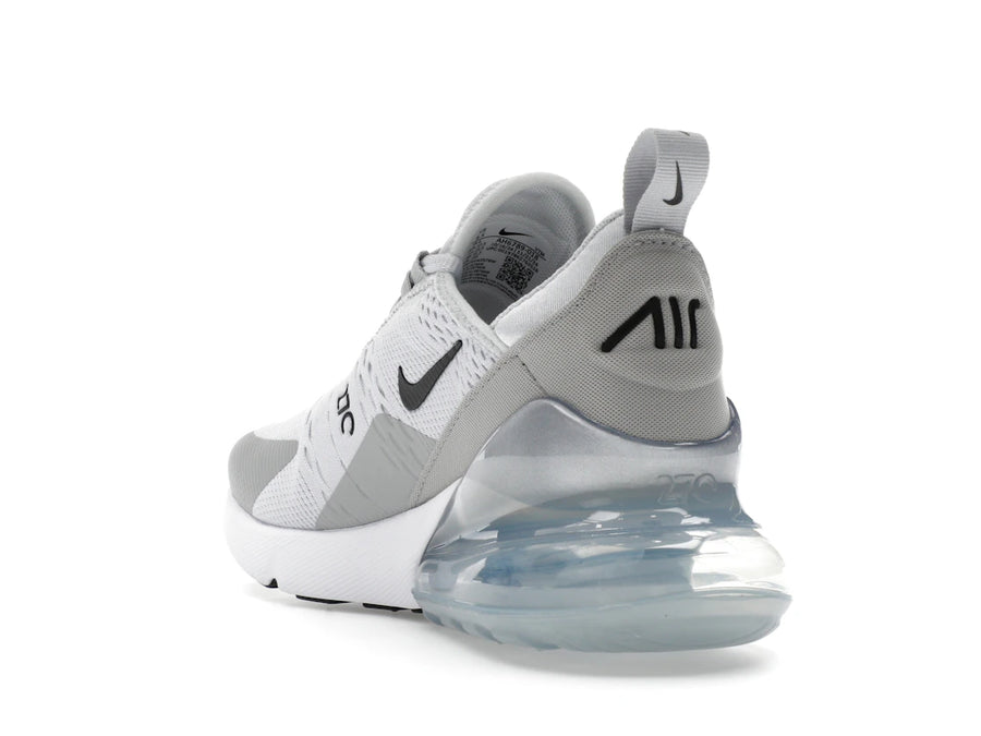 Nike Air Max 270 Pure Platinum Gris fumé clair Argent métallisé Noir (Femme)