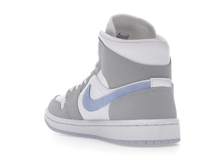 Jordan 1 Mid Wolf Gray Aluminum (Femme)