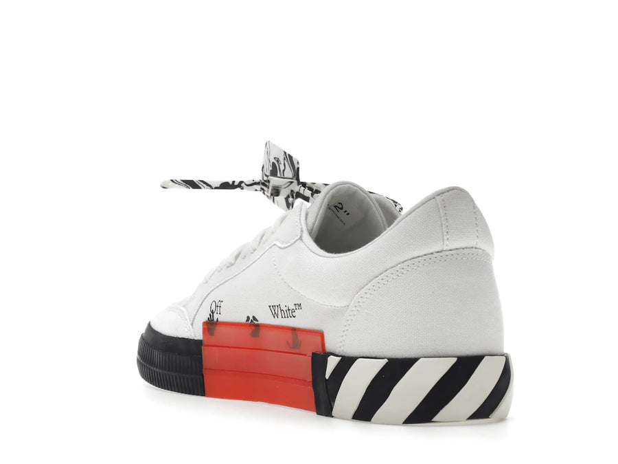 OFF-WHITE Toile basse vulcanisée blanche et noire
