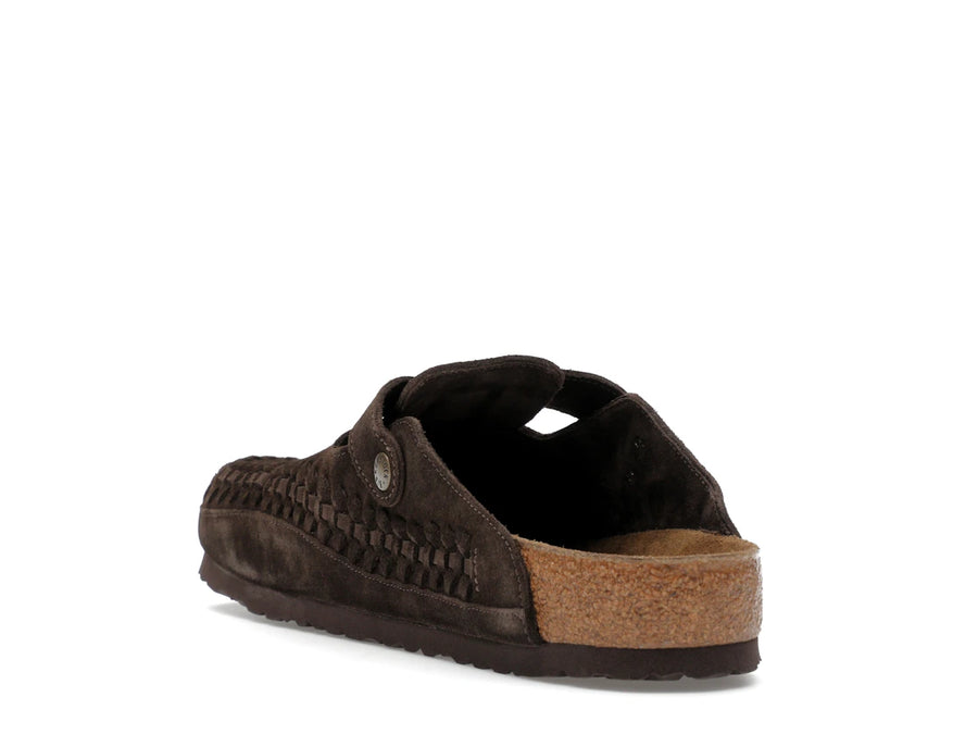 Birkenstock Boston en daim tressé Kith Mocha