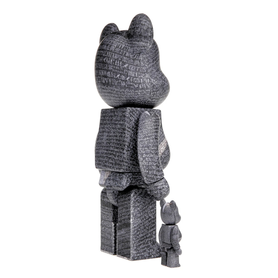 Bearbrick Le British Museum (La pierre de Rosette) - Coffret 100 % et 400 %