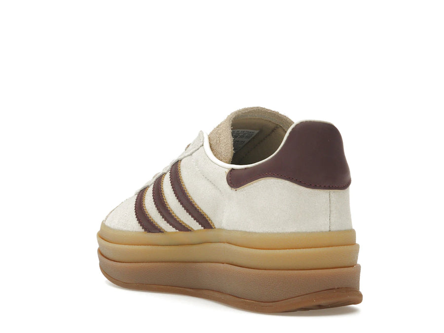adidas Gazelle Bold Crème Blanc Bordeaux (Femme)