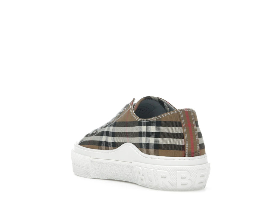 Baskets basses Burberry à motif House Check, marron taupe (Femme)