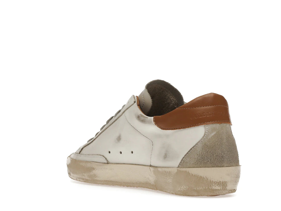 Golden Goose Super-Star Blanc Vacchetta Beige Gris Daim Patch