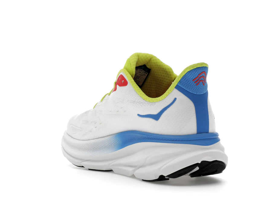 Hoka One One Clifton 9 Blanc De Blanc Bleu Virtuel