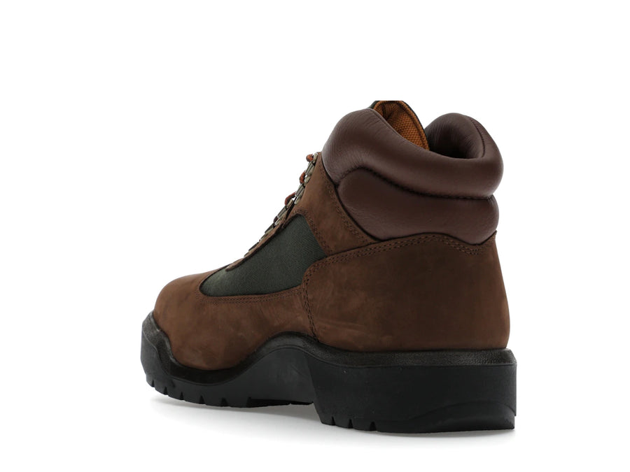 Bottes Timberland Field Boot mi-hautes à lacets imperméables couleur chocolat