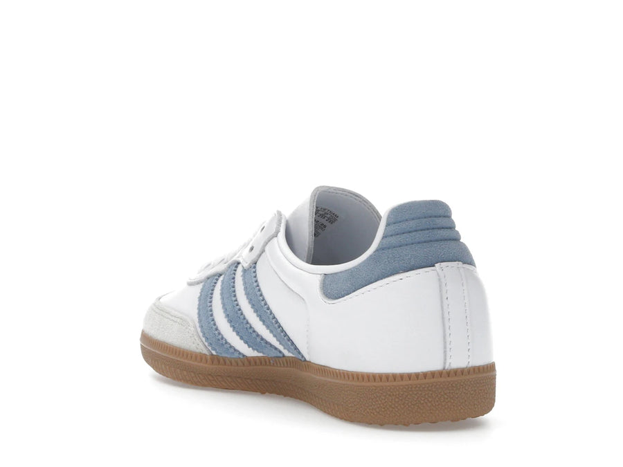 adidas Samba OG Blanc Alumine Bleu Cendre (Femme)