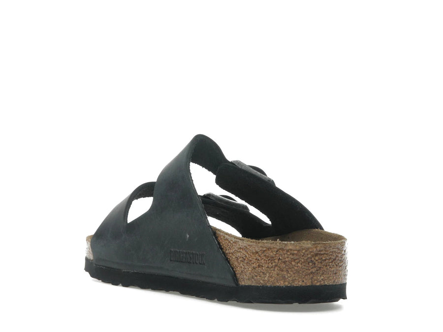 Birkenstock Arizona en cuir huilé noir