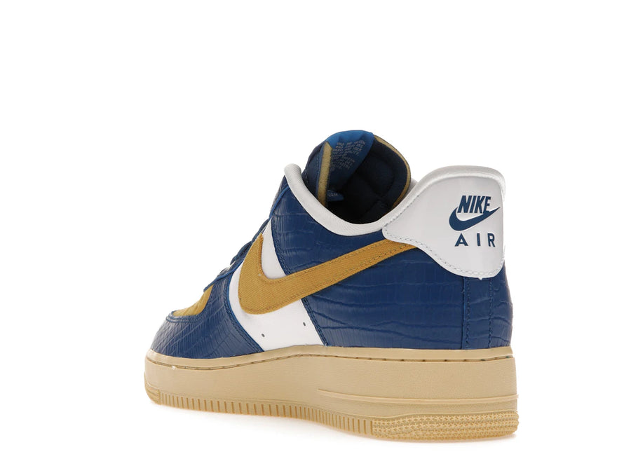 Nike Air Force 1 Low SP Undefeated 5 On It Bleu Jaune Croc
