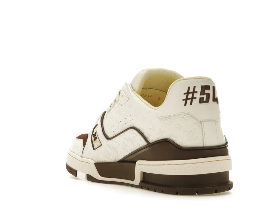 Baskets Louis Vuitton par Tyler, the Creator LV blanches moka