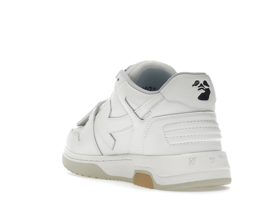 OFF-WHITE Out Of Office OOO Baskets basses pour la marche Blanc Noir