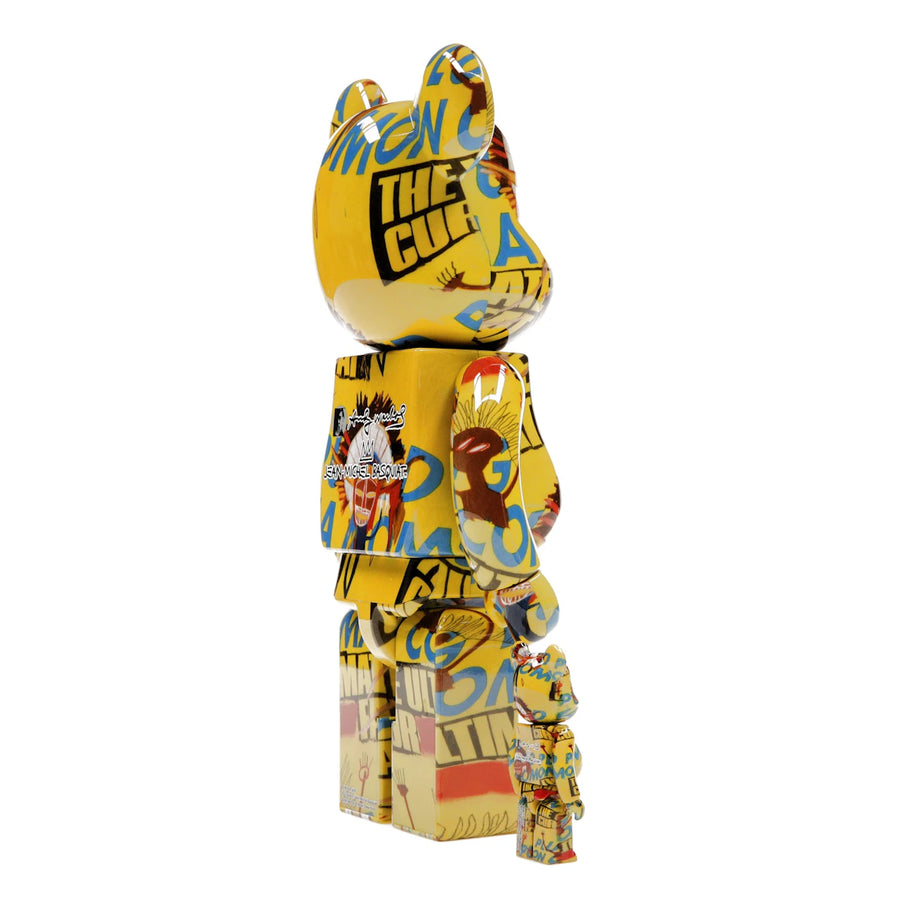 Bearbrick Andy Warhol x Jean-Michel Basquiat #3 100% & 400% Set
