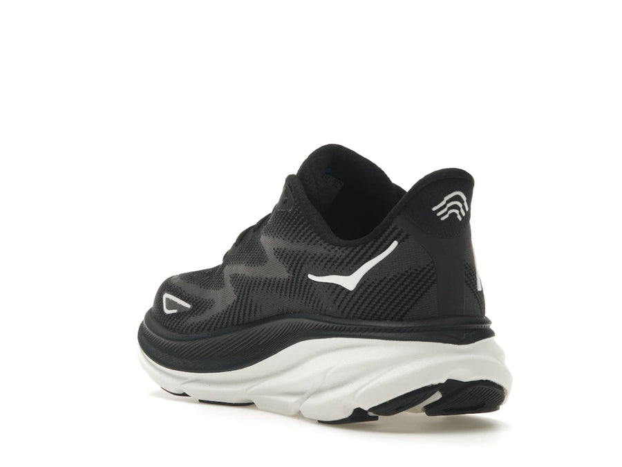 Hoka One One Clifton 9 Noir Blanc (Femme)