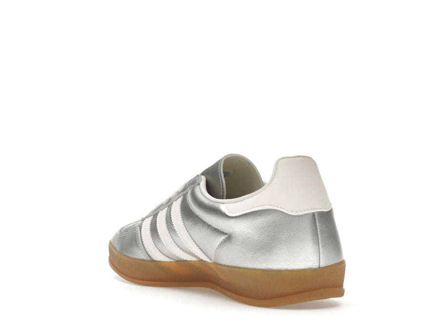 adidas Gazelle Indoor Argent Métallisé Blanc